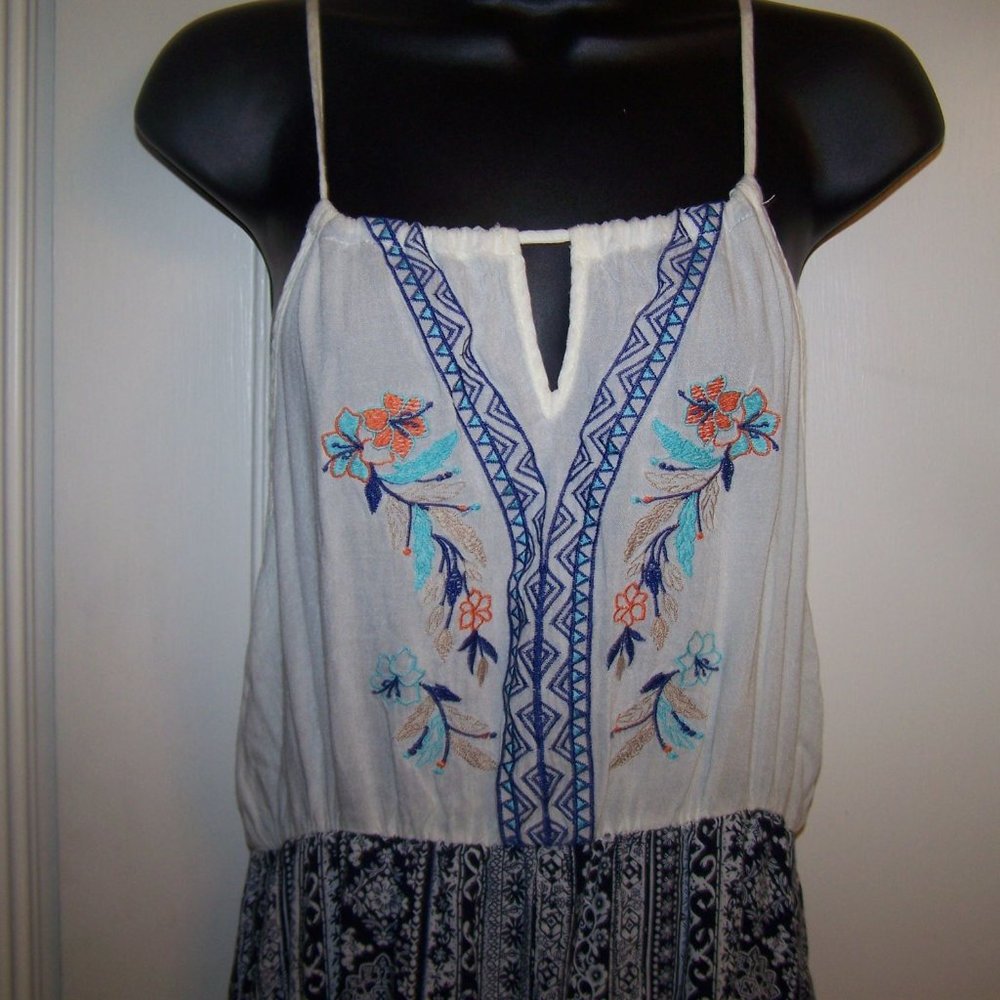Flying Tomato Maxi Dress Boho Cottage Core Large E - Picture 2 of 9